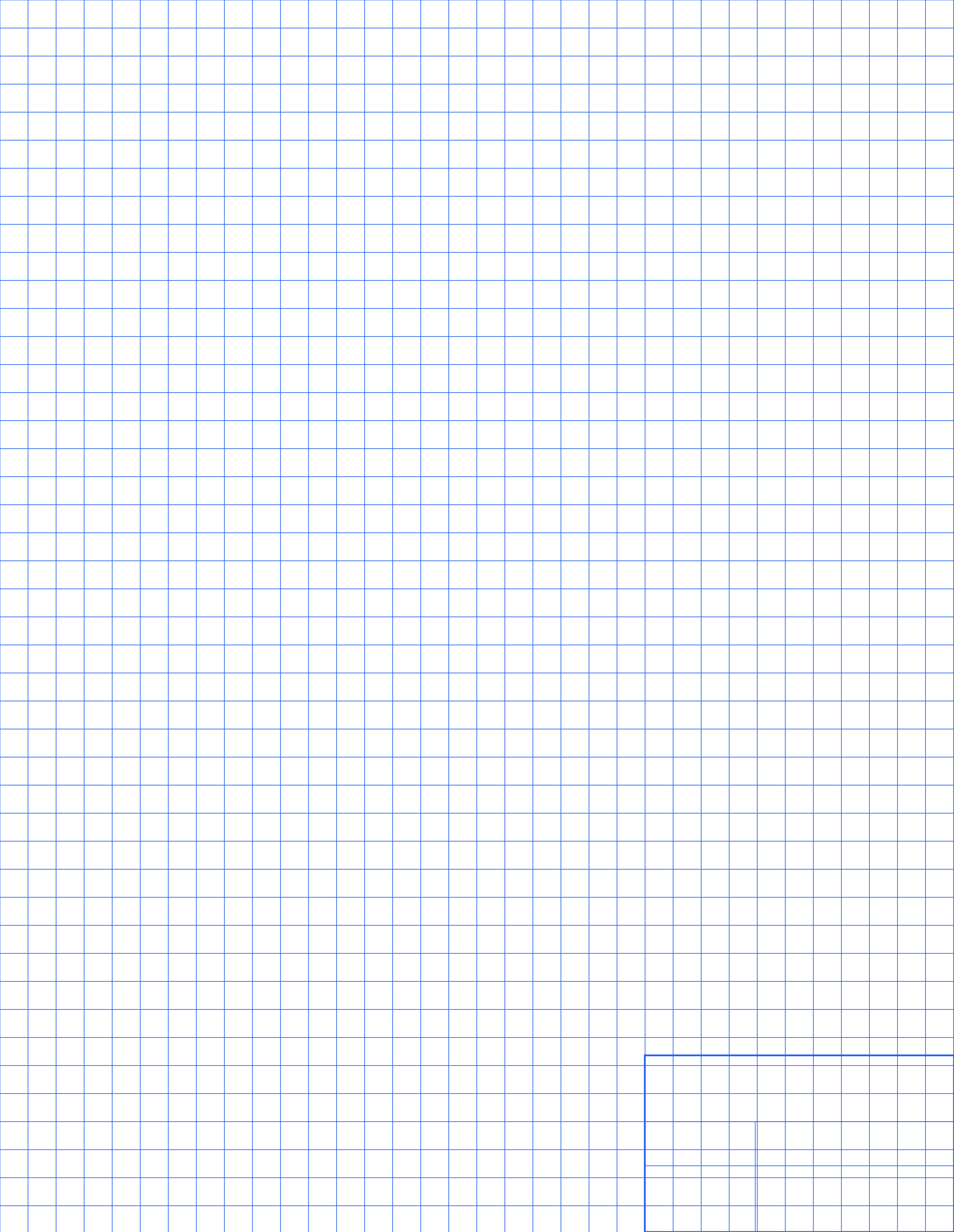 Letter 1/4 Inch Printable Engineering Paper preview