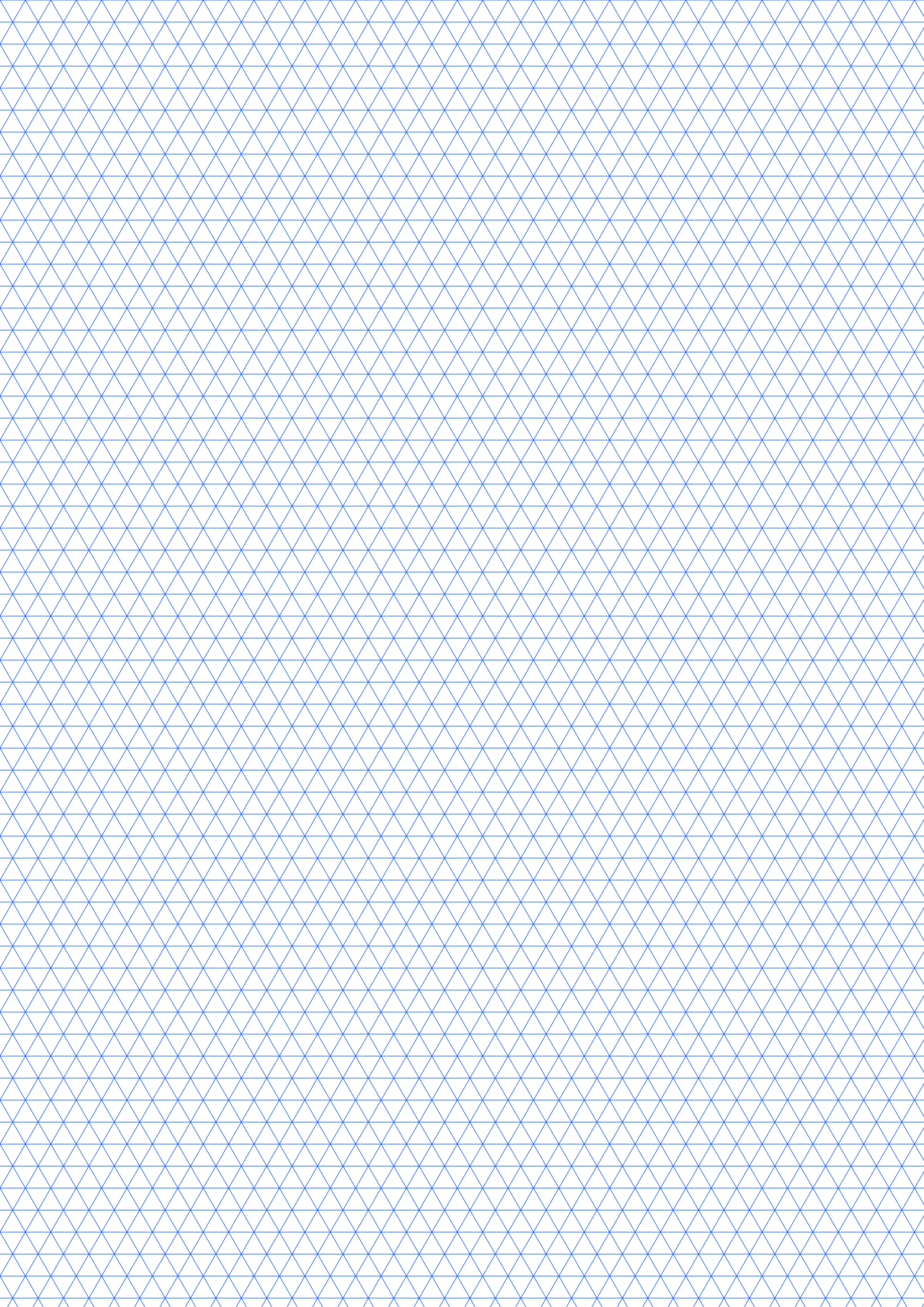 A4 5mm Printable Isometric Grid Paper preview