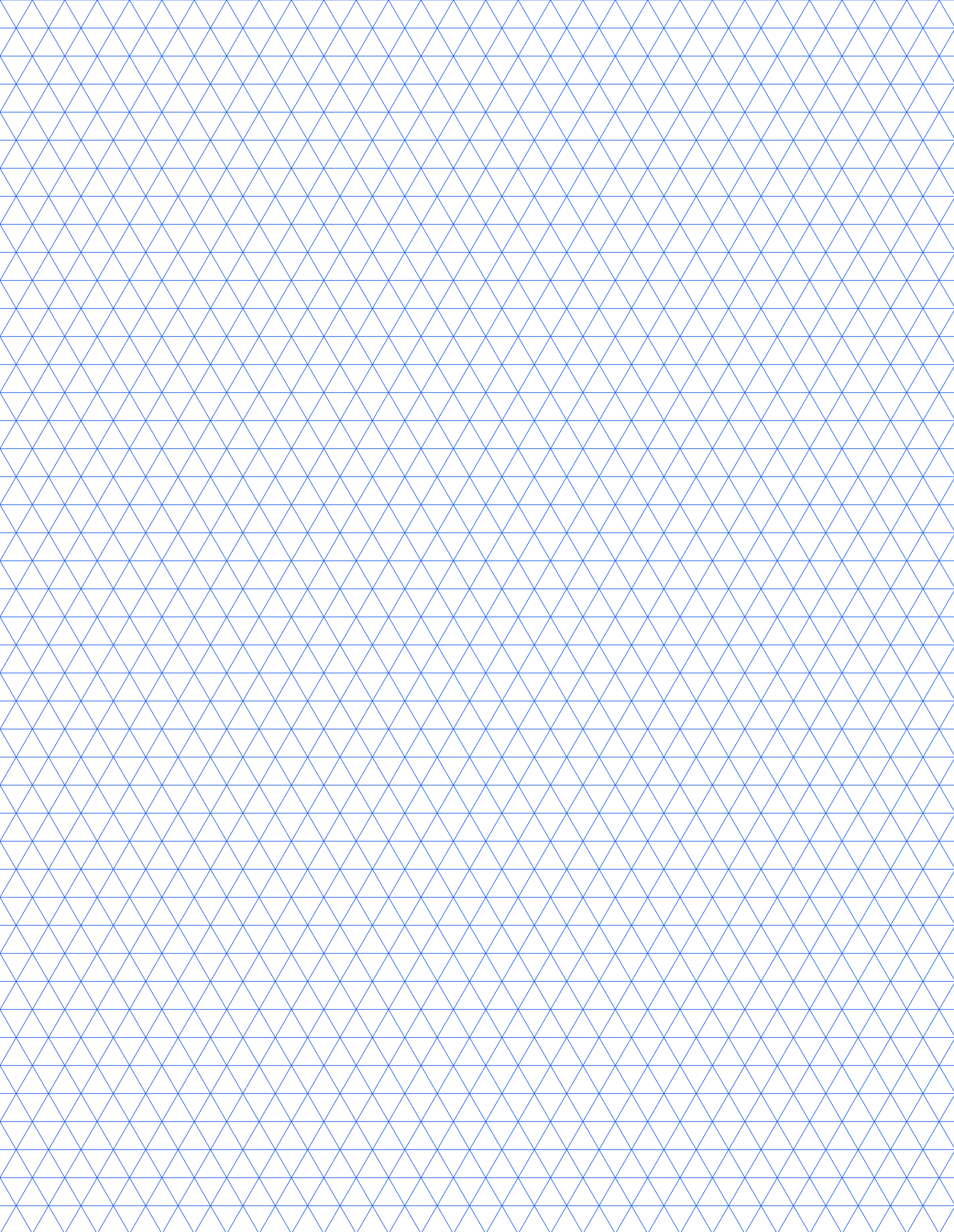 Letter 1/4 Inch Printable Isometric Grid Paper preview