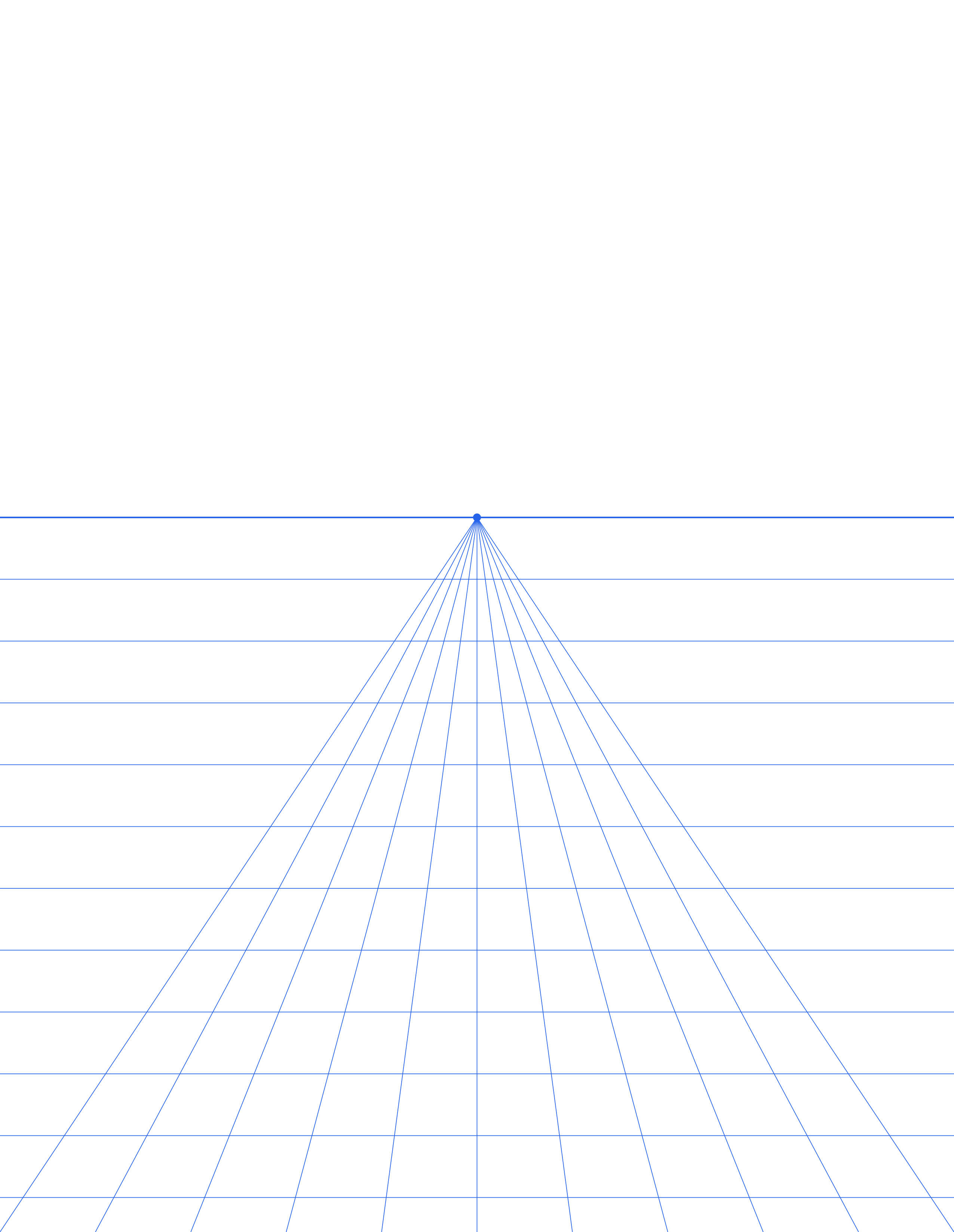 Letter 1/4 Inch Printable Perspective Grid Paper preview