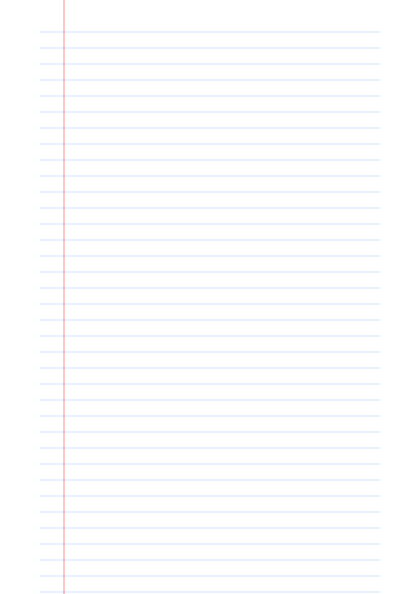 Lined Paper preview