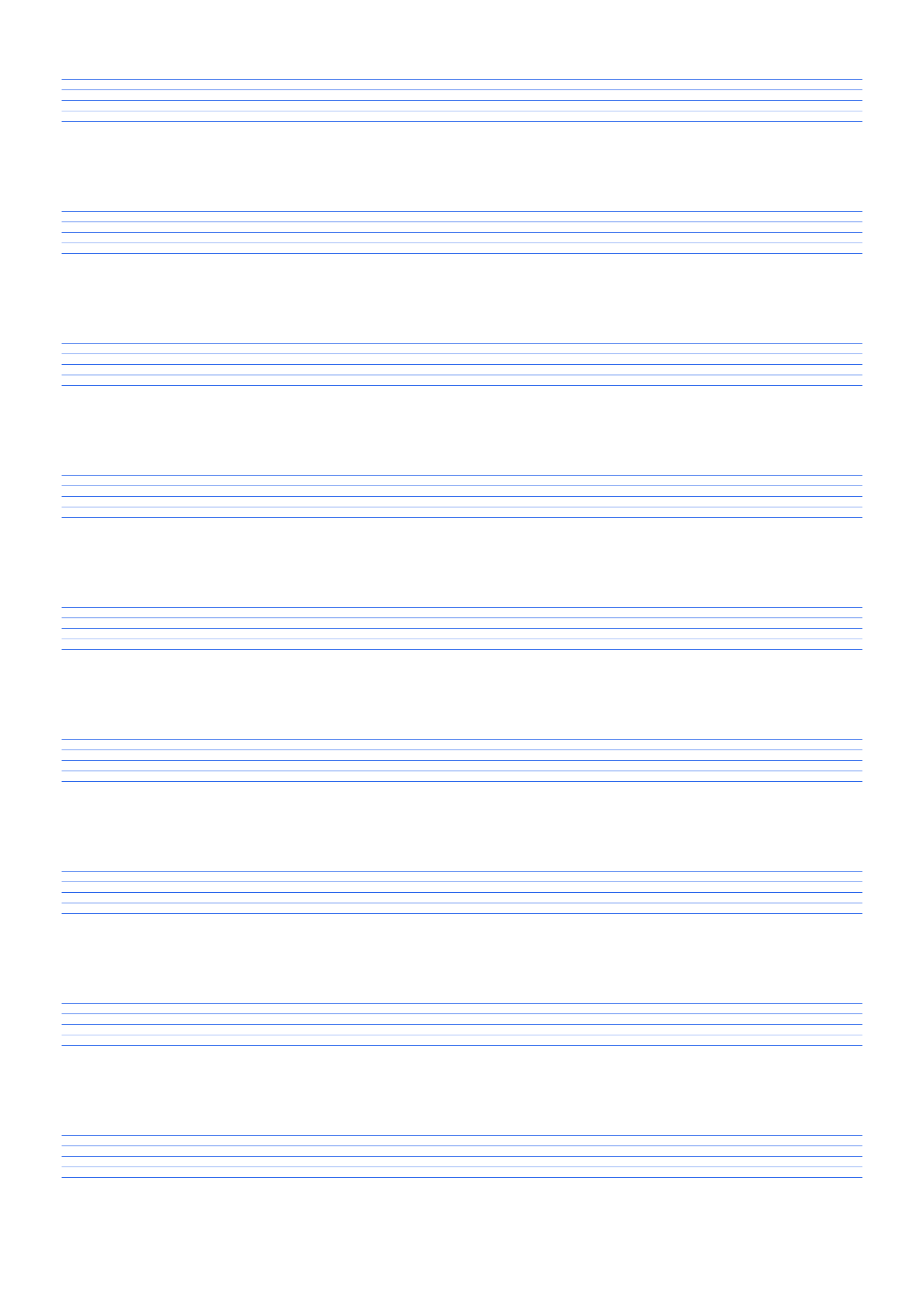 A4 5mm Printable Staff Paper preview